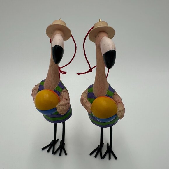 7 Midwest of Cannon Falls & Stouffer Ornaments / Florida Christmas Flamingos - Picture 2 of 12